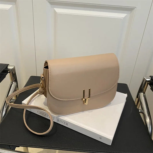 Women's Retro Stripe Single Shoulder Satchel Bag