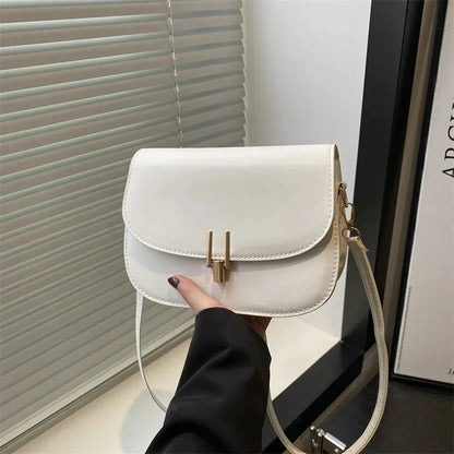 Women's Retro Stripe Single Shoulder Satchel Bag