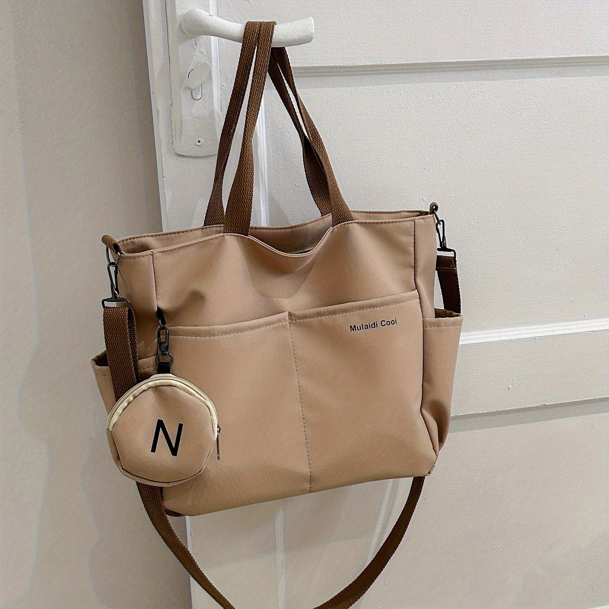 Women's Shoulder Strap Crossbody Pocket Tote Bag