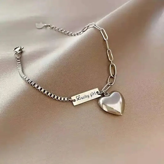 Women's Simple Love Heart Ankle Bracelets