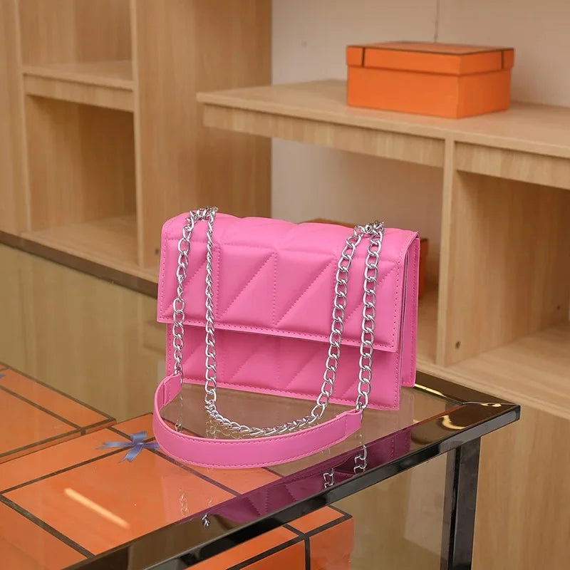 Women's Single Shoulder Diamond Crossbody Ba