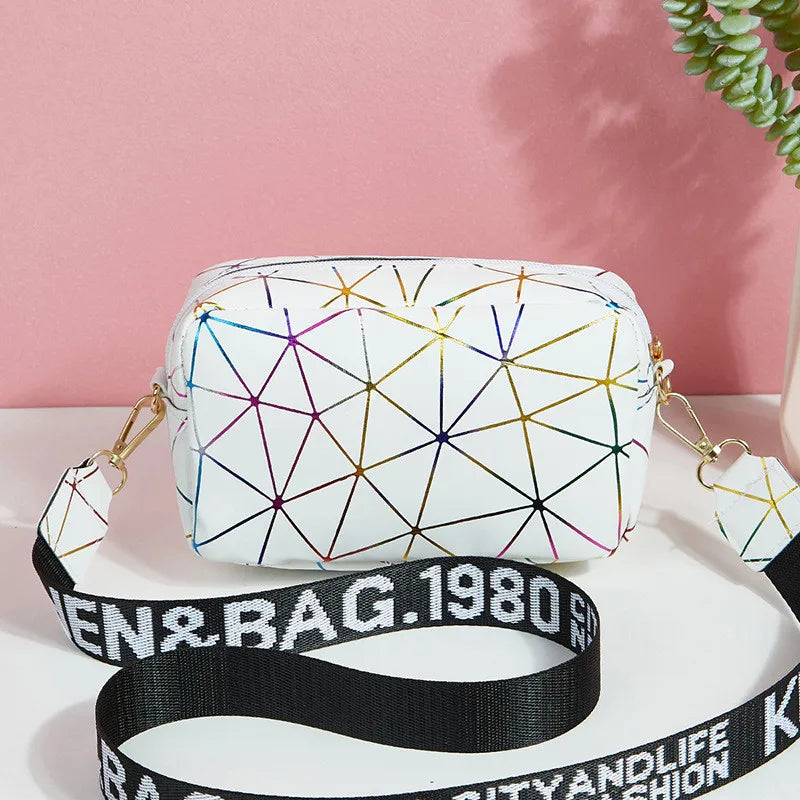 Women's Soft Geometric Tote Bag