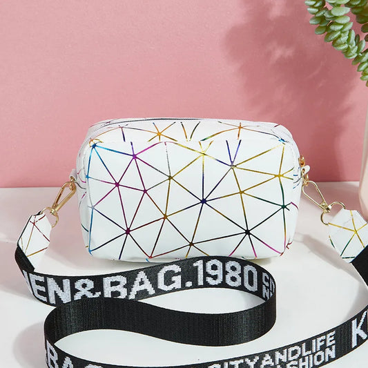 Women's Soft Geometric Tote Bag