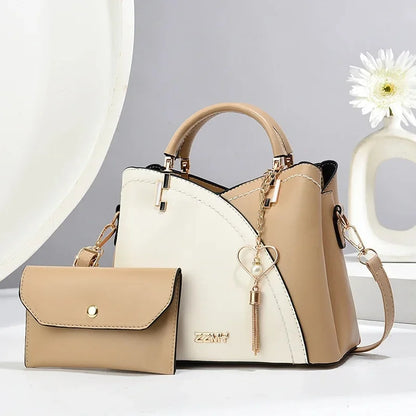 Women's Splicing Color Crossbody Bag