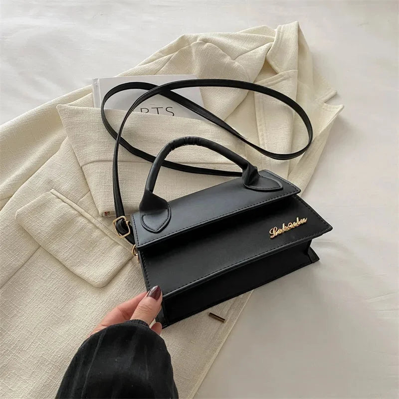 Women's Square Cross Body Leather Shoulder Bags