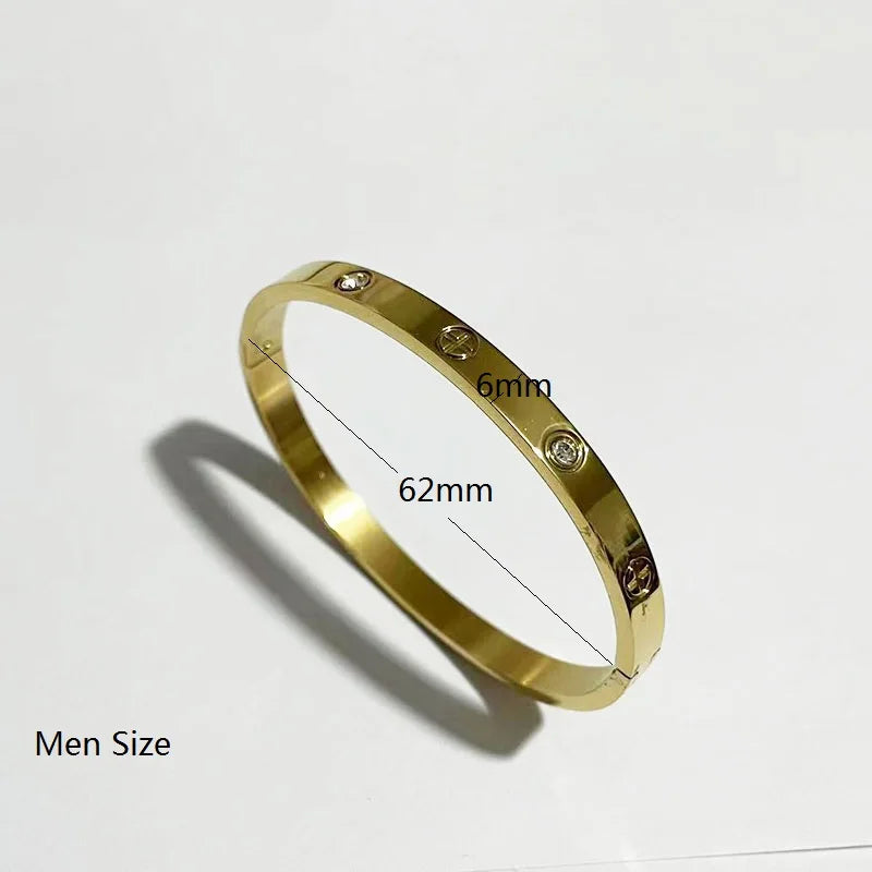 Women's Stainless Steel Zircon Bracelets