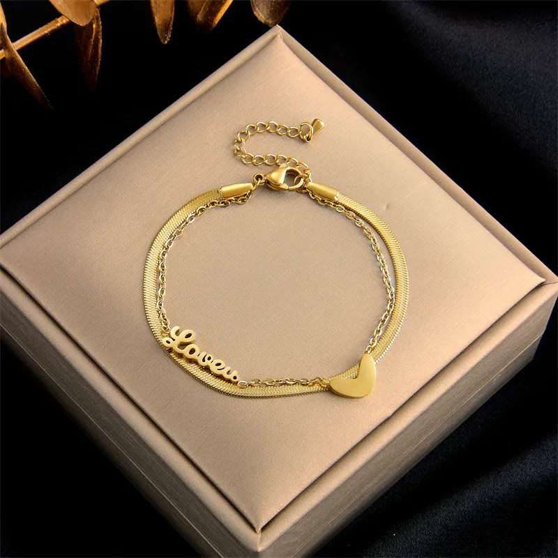 Women's Stainless Steel Chain Bracelet
