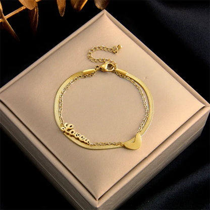 Women's Stainless Steel Chain Bracelet
