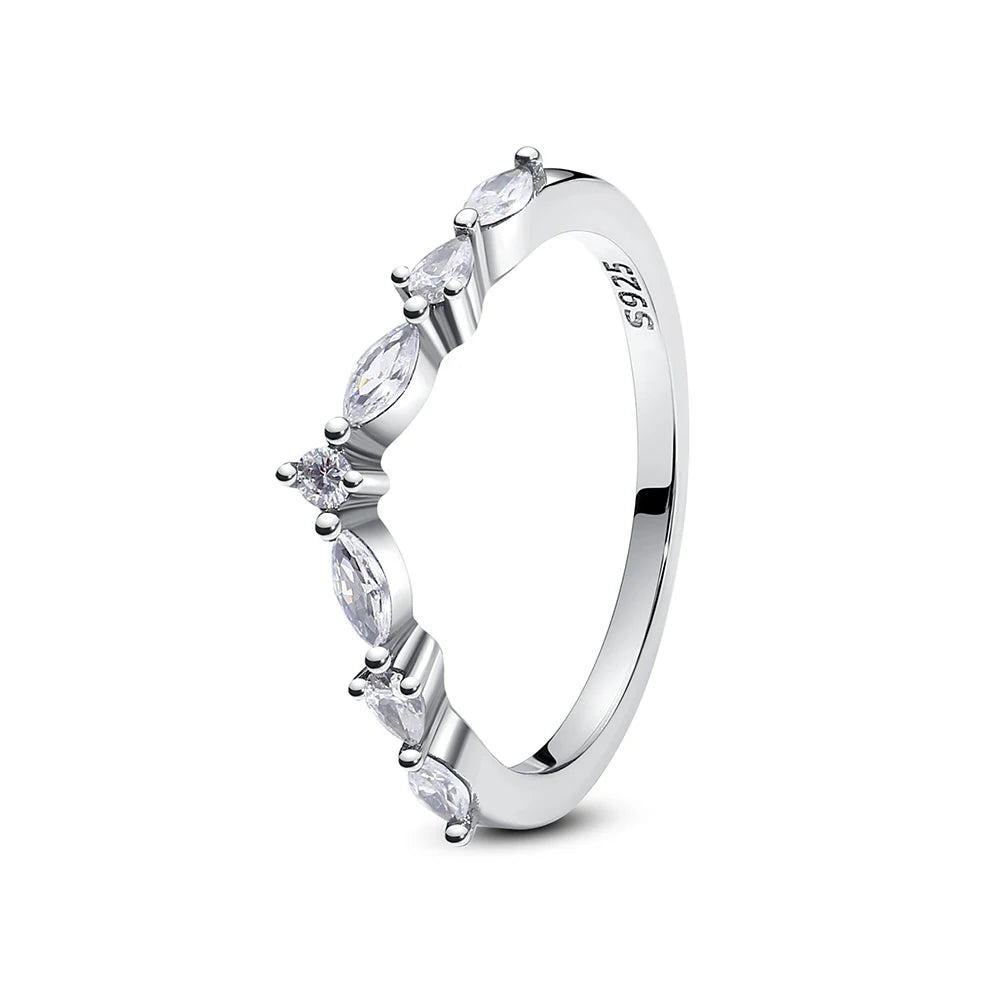 Women's Sterling Silver Heart Rings