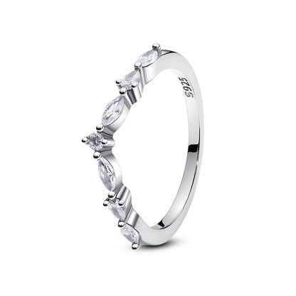 Women's Sterling Silver Heart Rings