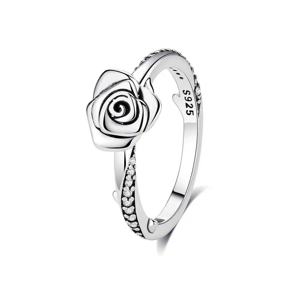 Women's Sterling Silver Heart Rings