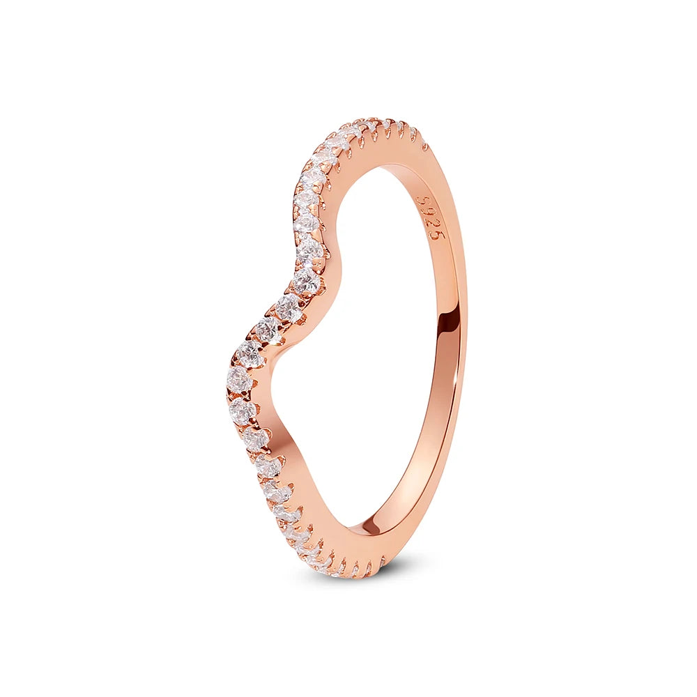 Women's Sterling Silver Heart Rings