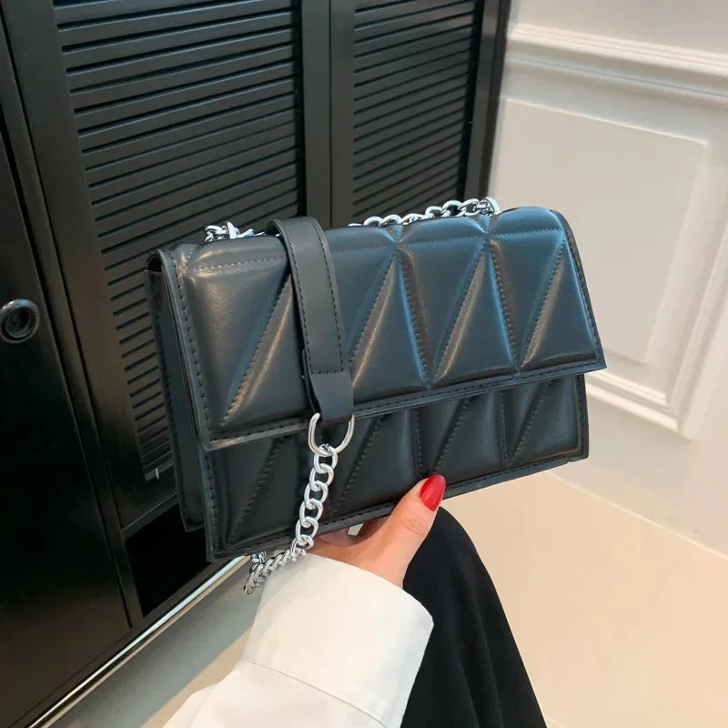 Women's Summer Square Chain Strap Crossbody Bag