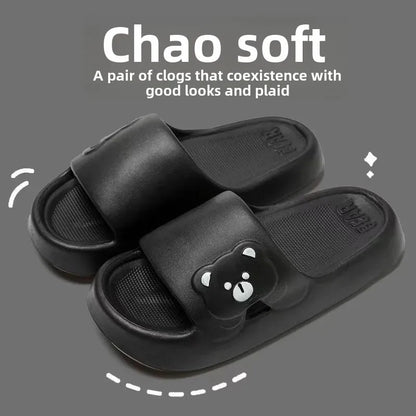 Women's Summer Thick Bottom Panda Sandals