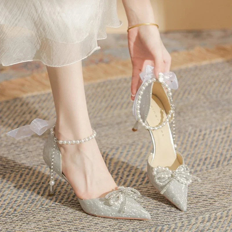Women's Thick High Heels Exquisite Fairy Style Shoes