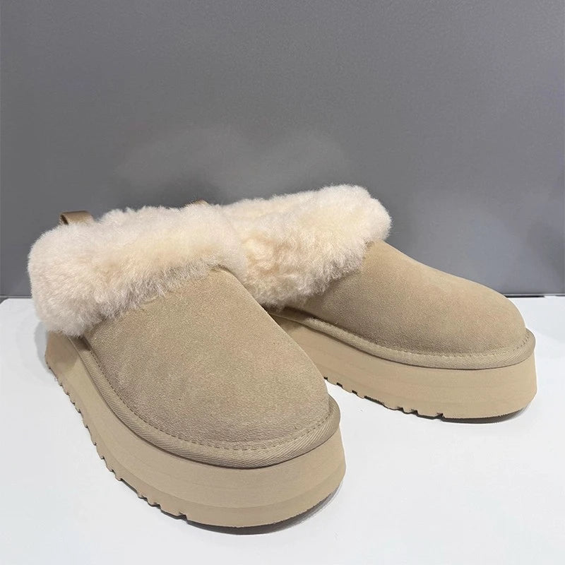 Women's Thick Soled Winter Snow Ankle Boots