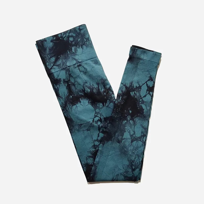Women's Tie Dye Seamless Gym Leggings