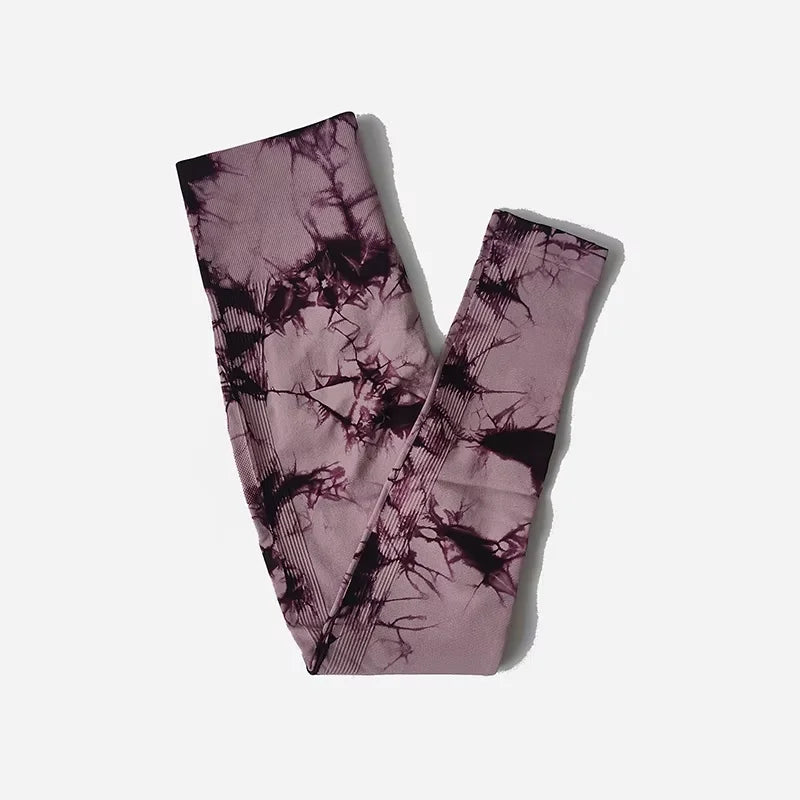 Women's Tie Dye Seamless Gym Leggings