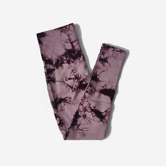 Women's Tie Dye Seamless Gym Leggings