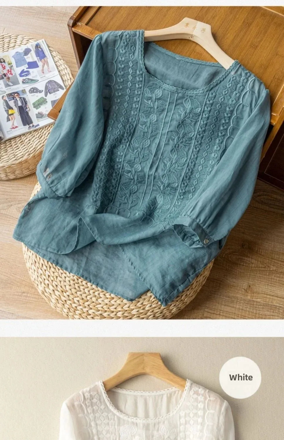 Women Floral Cotton Blouse