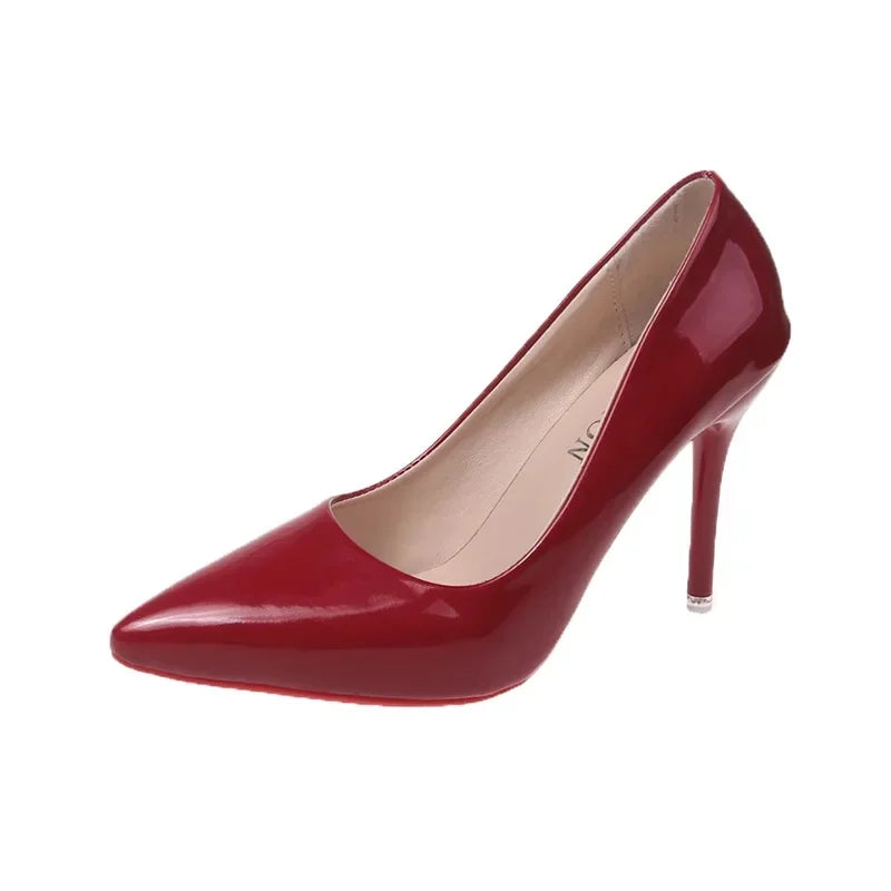 Women's High Heel Artificial Leather Shoes