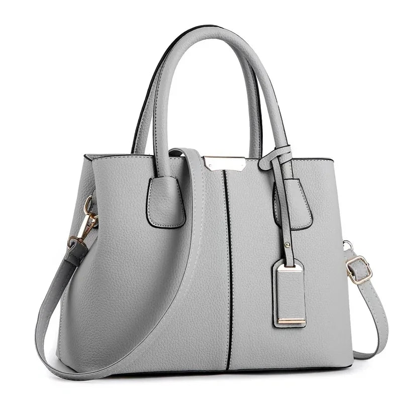 Women's Minimalist PU Leather Tote Bag