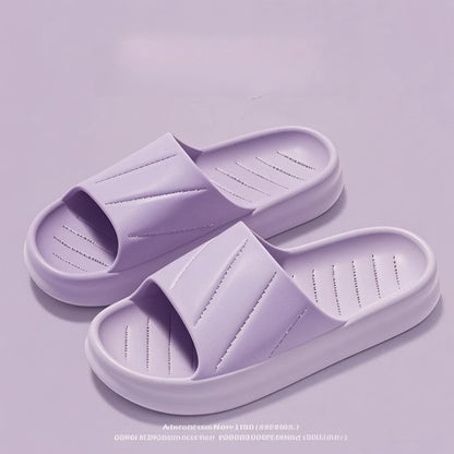 Women's Non-Slip Indoor Outdoor Round Flat Slippers