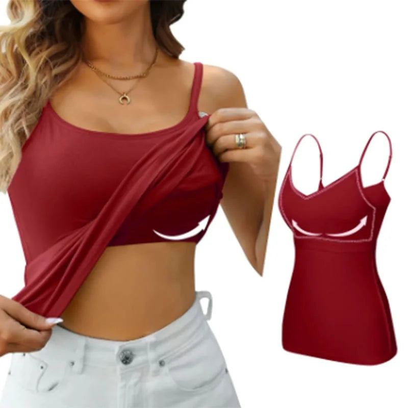 Women's Solid Color Padded Wrap Bra Underwear