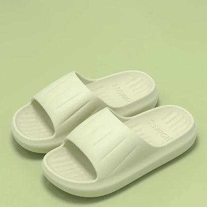 Women's Thick Platform Bathroom Flip Flops Shoes