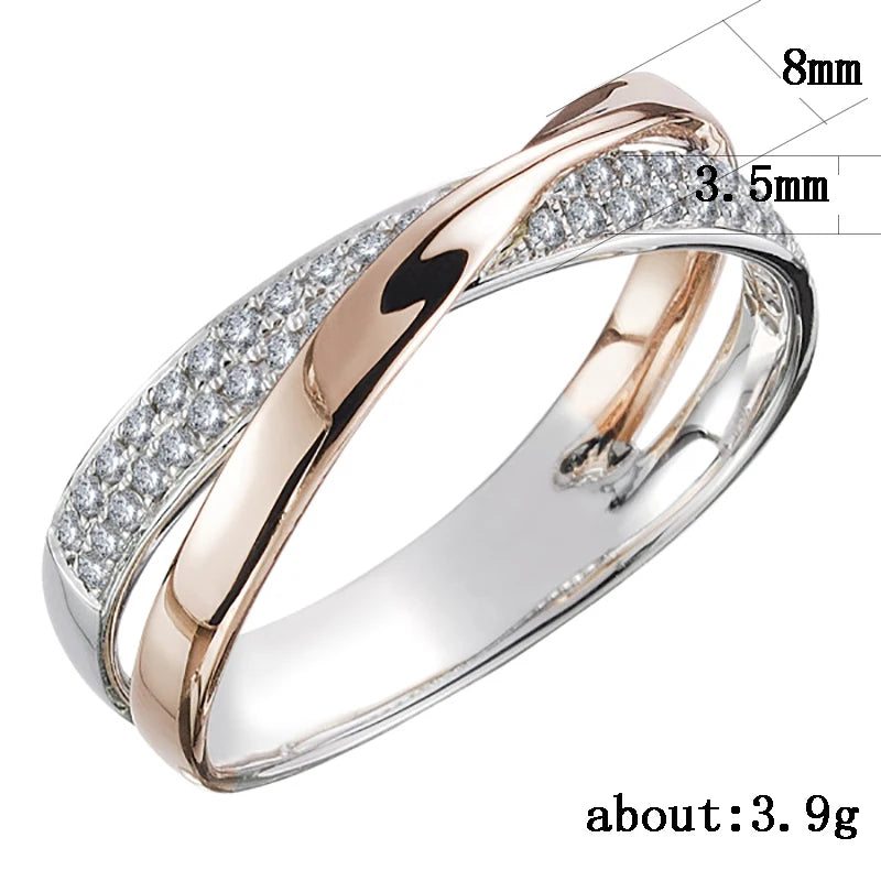 X-Shaped Women's Rings