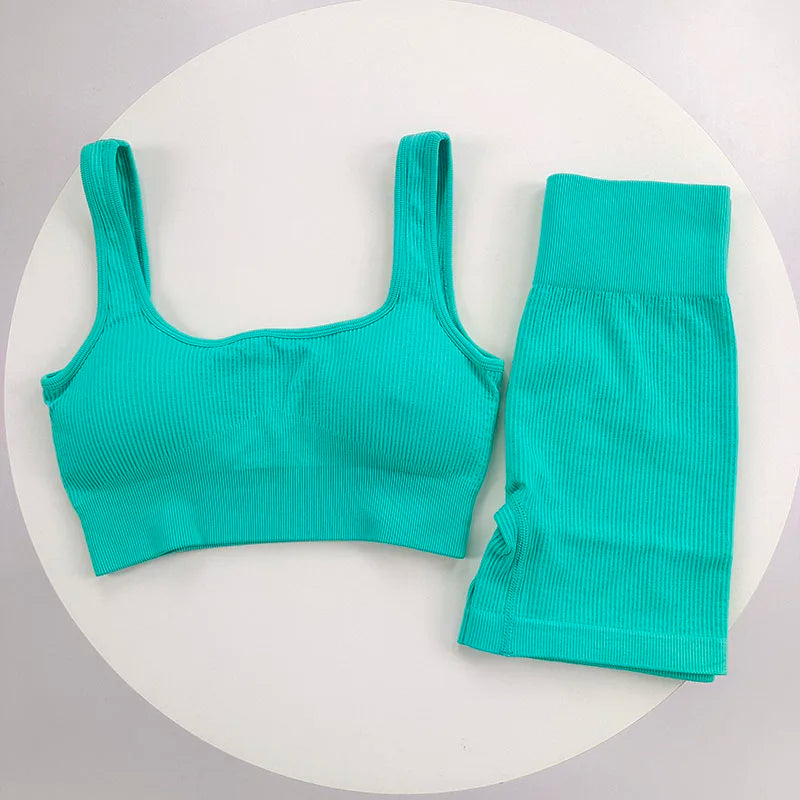 Yoga Tie Dye 2-Piece Sports Leggings Set