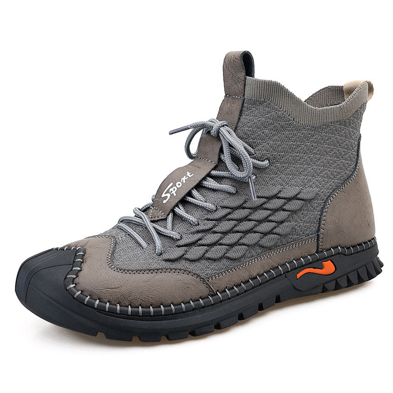 Men's Sewing Outdoor Driving & Hiking Shoes