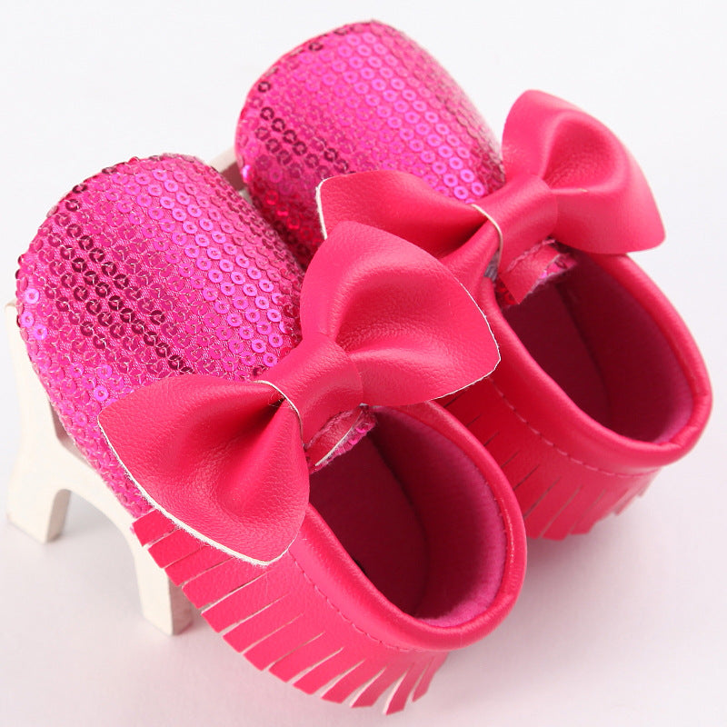 Baby Girl Shoes - Pu Bottom Non-slip  Baby Shoes