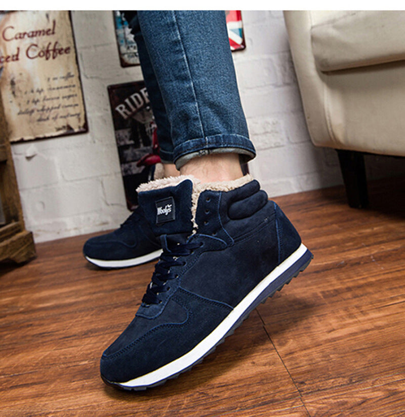 Unisex Couples Warm Cotton Shoes