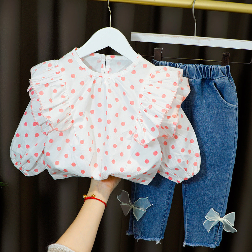 Costume bébé fille, vêtements pour enfants à manches longues