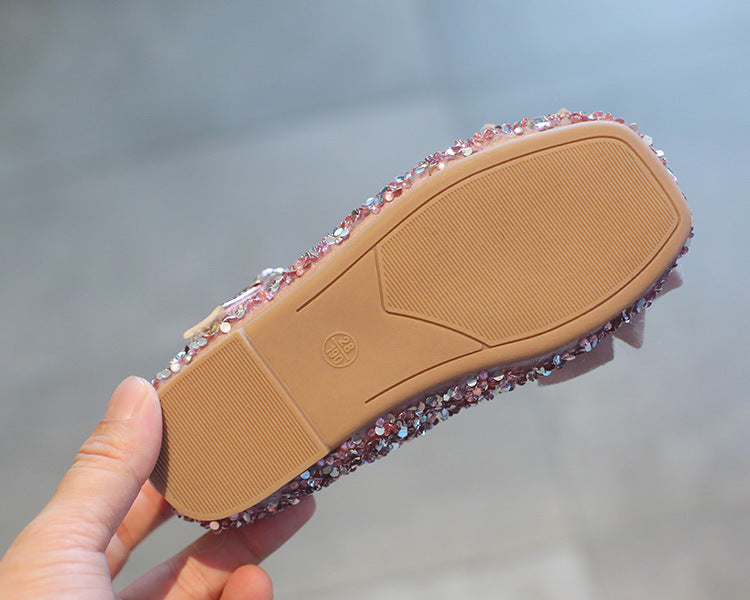 Chaussures princesse à nœud papillon pour filles