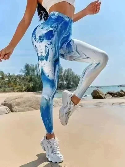 fluorescent green leggings
