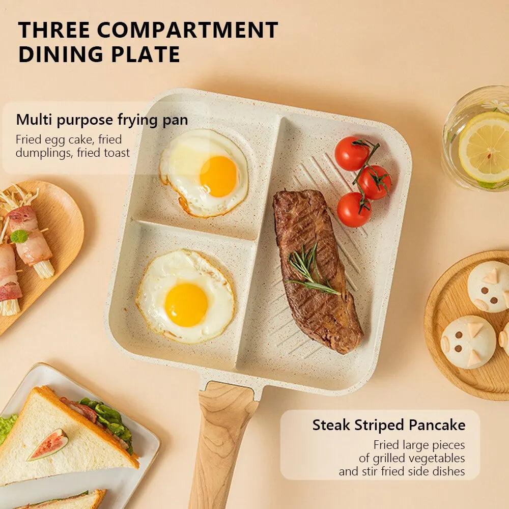 Non Stick Aluminum Thickened Frying Grill Pan