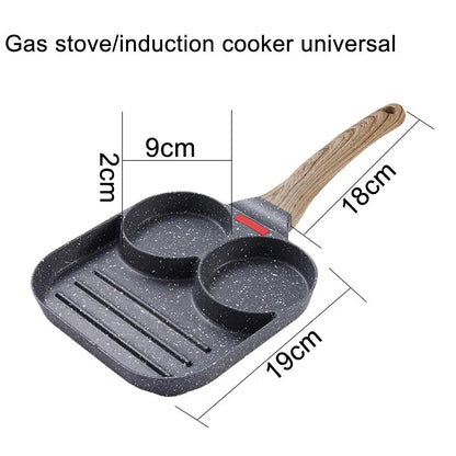 Non Stick Aluminum Thickened Frying Grill Pan