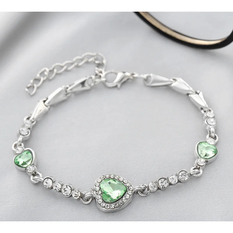 heart beads bracelet