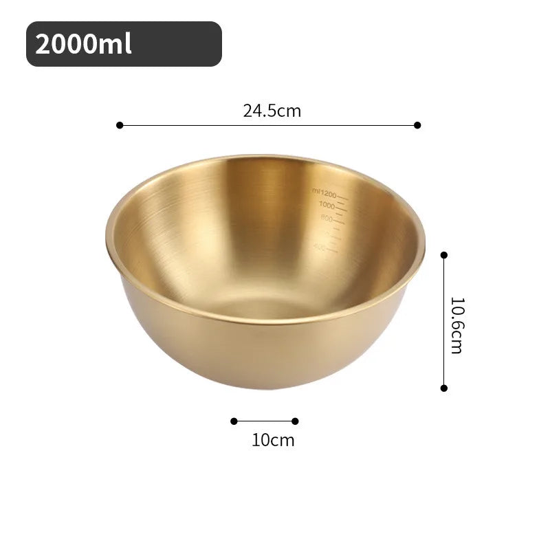 stainless steel bowl set
