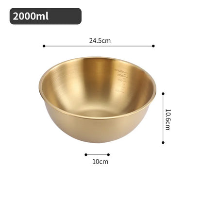 stainless steel bowl set
