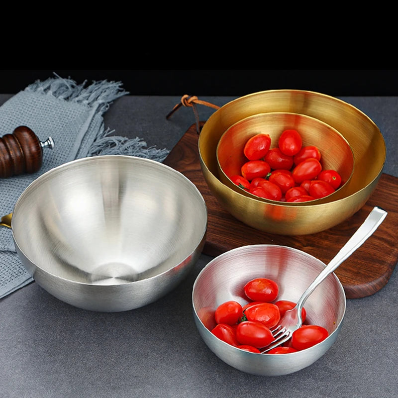 stainless steel bowl set
