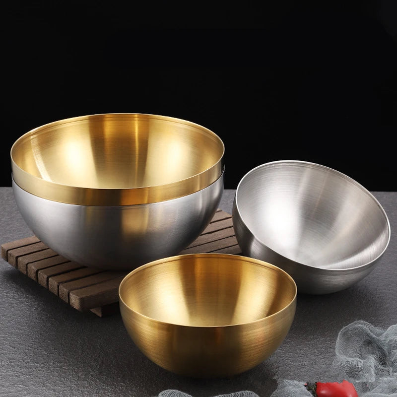 stainless steel bowl set
