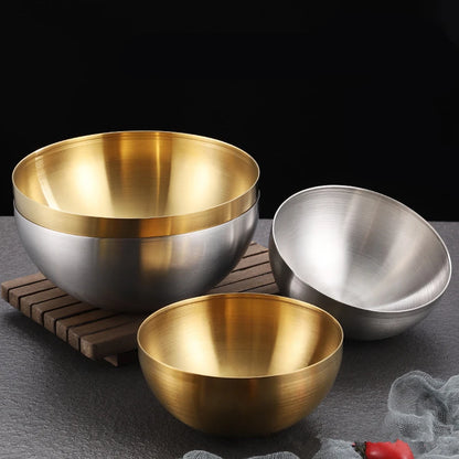 stainless steel bowl set
