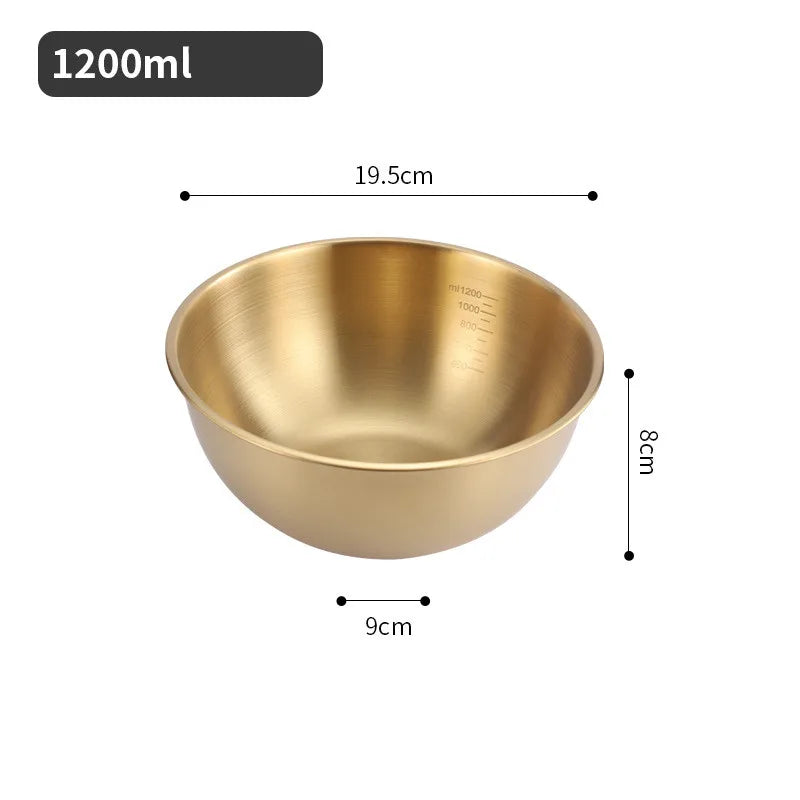 stainless steel bowl set
