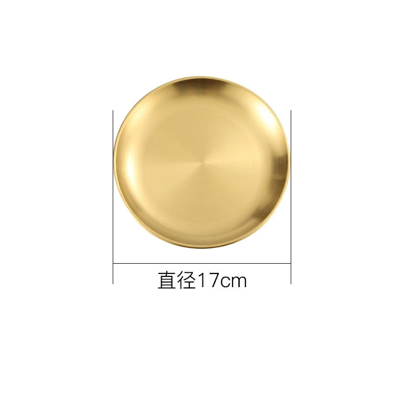 stainless steel bowls and plates
