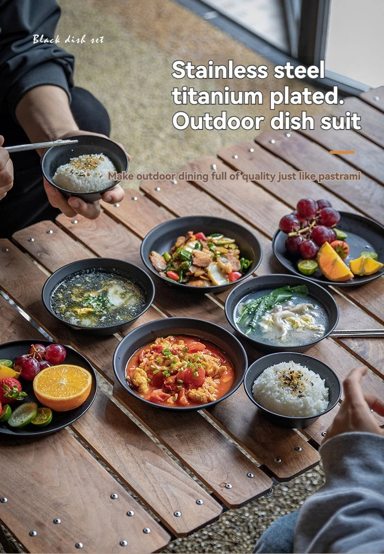 stainless steel dinnerware sets