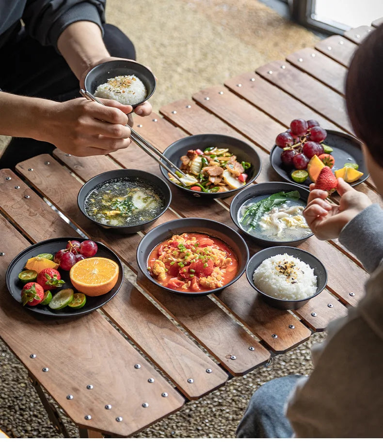 stainless steel plates and bowls