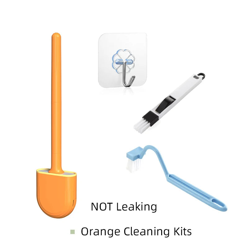 toilet brush with holder